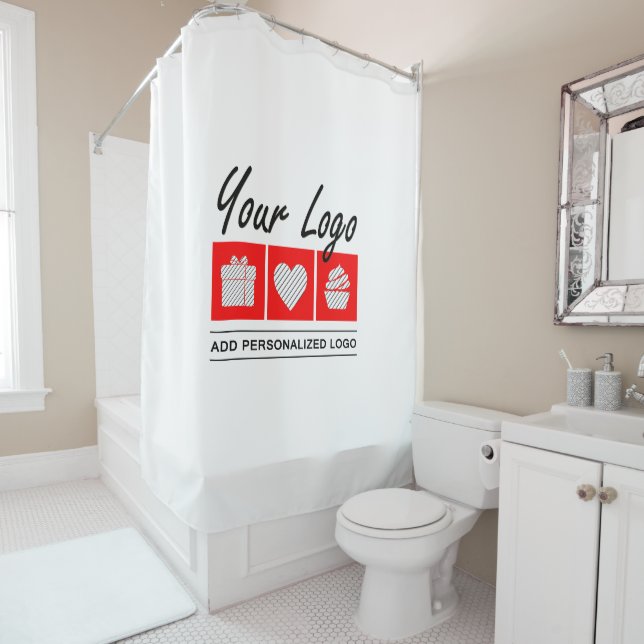 Rideaux De Douche Anniversaire Présenté Pour Lui Cadeau Personnalisé (En situation)