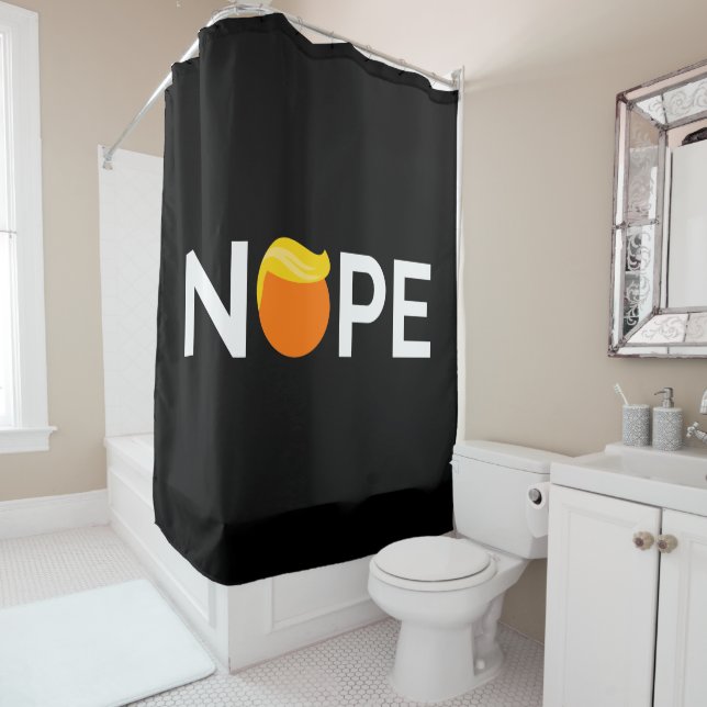 Rideaux De Douche Anti-Trump - Nope Edition (En situation)