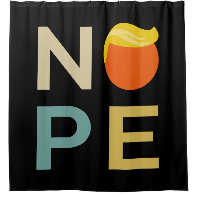 Rideaux De Douche Anti-Trump - Nope Edition III (Devant)