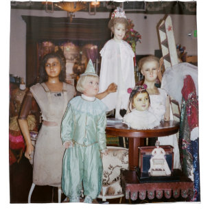 Rideaux De Douche Antiquité vintage Dolls