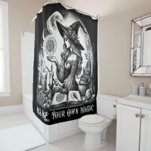 Rideaux De Douche Apothicaire de sorcière jolie Faites votre propre