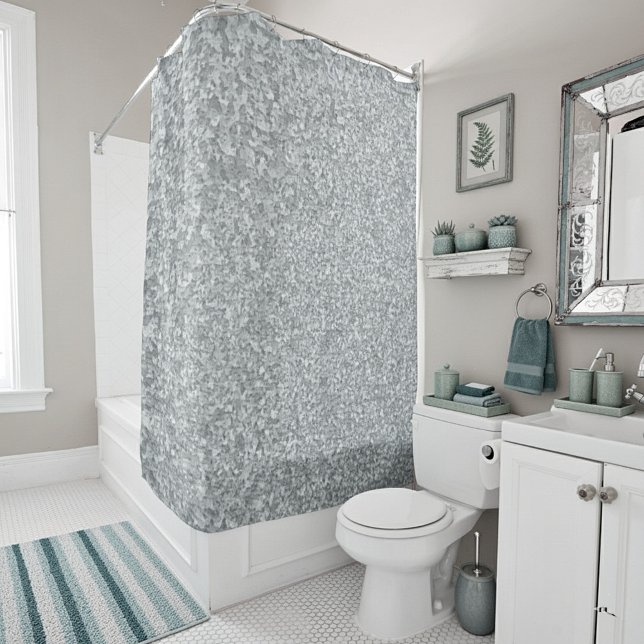 Rideaux De Douche Apparence métal galvanisé (Créateur téléchargé)
