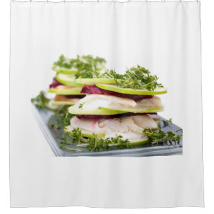 Rideaux De Douche Apple and trout appetizer