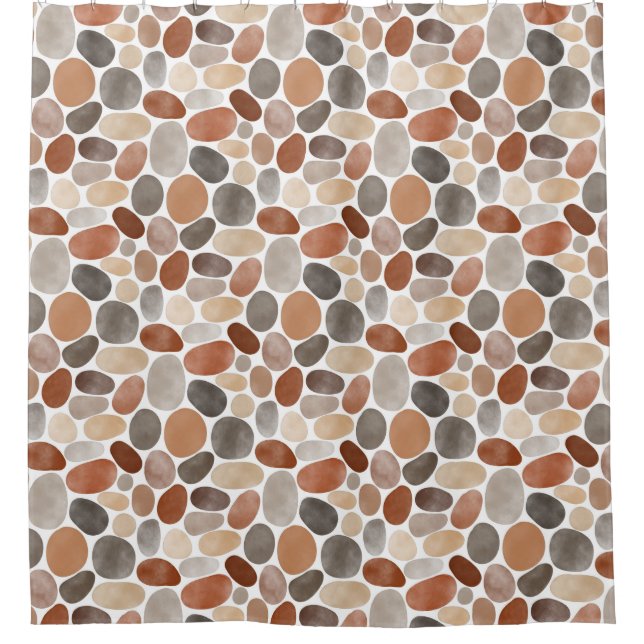 Rideaux De Douche Aquarelle Pebbles 230921 (Devant)