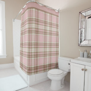 Rideaux De Douche Aquarelle rose