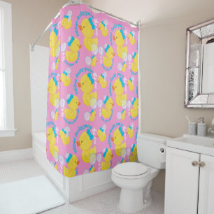 Rideaux De Douche Aquarelle rose Caoutchouc Vous êtes l'unique