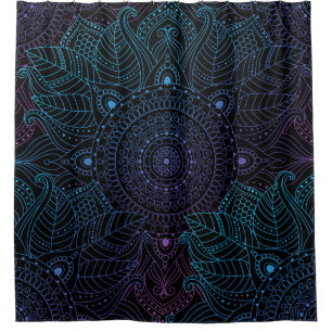 Rideaux De Douche Arabesque Bliss : Magie Mandala orientale