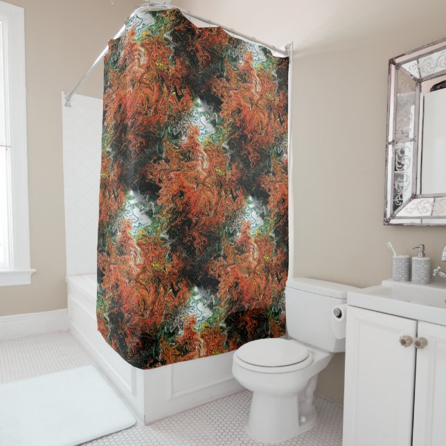 Rideaux De Douche Arbres d'automne...... (En situation)