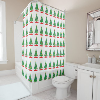 Rideaux De Douche Arbres de Noël
