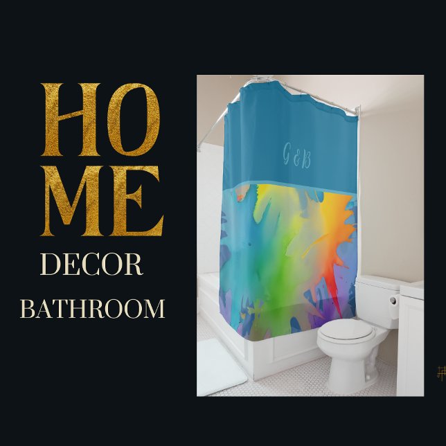 Rideaux De Douche arc-en-ciel lgbtq (Créateur téléchargé)