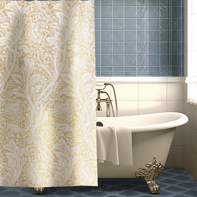 Rideaux De Douche Arcadia William Morris Hawthorn Motif Feuille (Créateur téléchargé)