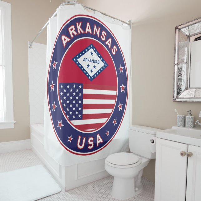 Rideaux De Douche Arkansas, États-Unis (En situation)