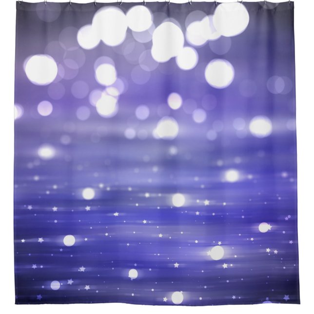 Rideaux De Douche arrière - plan Abstrait violet brillant illustrati (Devant)