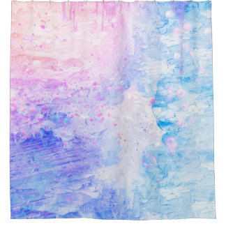 Rideaux De Douche Arrière - plan art aquarelle abstraite