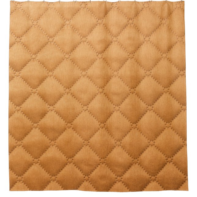 Rideaux De Douche Arrière - plan beige sans couture de forme carré,  (Devant)