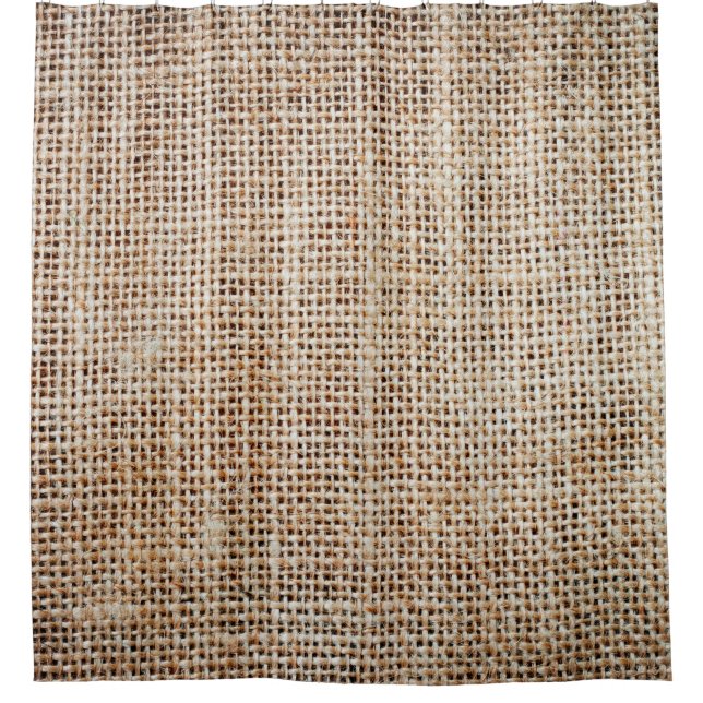 Rideaux De Douche Arrière - plan de burlap hessian  (Devant)