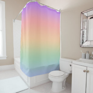 Rideaux De Douche Arrière - plan de dégradé de couleur arc-en-ciel