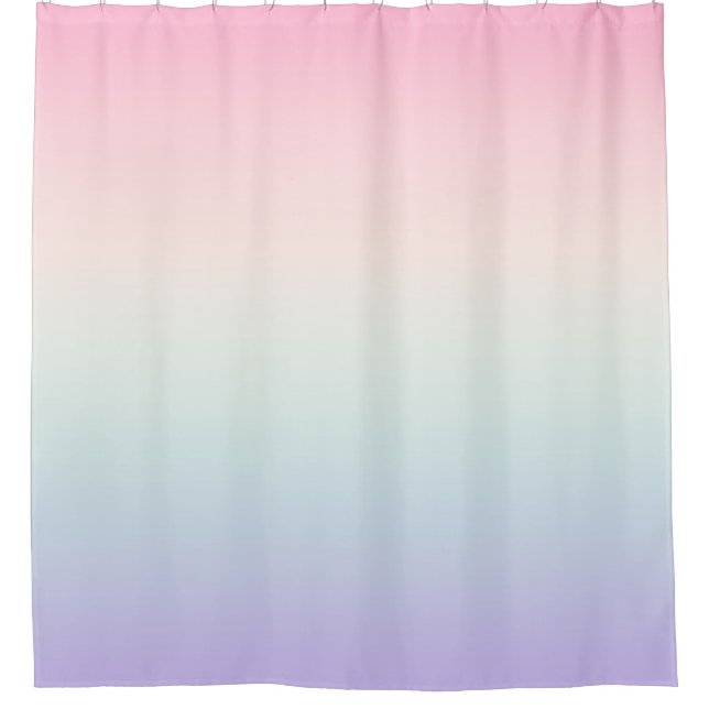 Rideaux De Douche Arrière - plan de dégradé pâle (Devant)