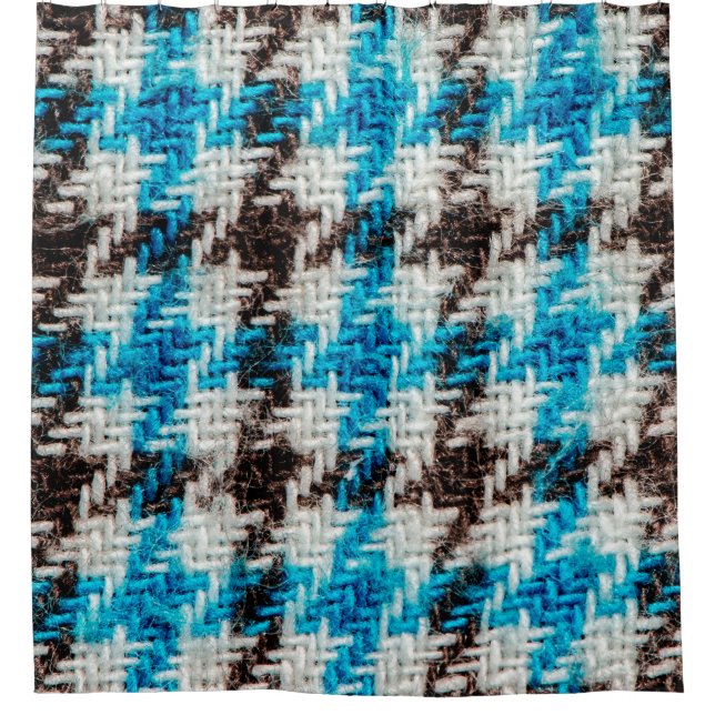 Rideaux De Douche Arrière - plan de la texture de tissu flanelle. (Devant)