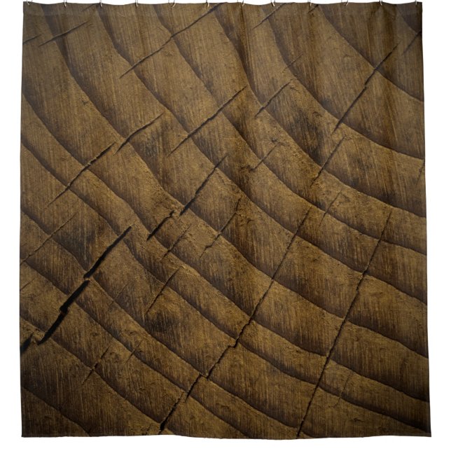 Rideaux De Douche  Arrière - plan de pin naturel. Matière première.  (Devant)