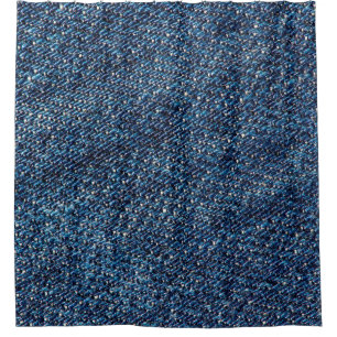 Rideaux De Douche Arrière - plan de texture jean bleu denim.