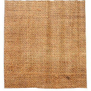 Rideaux De Douche Arrière - plan de tissu de burlap Brown ou tissu