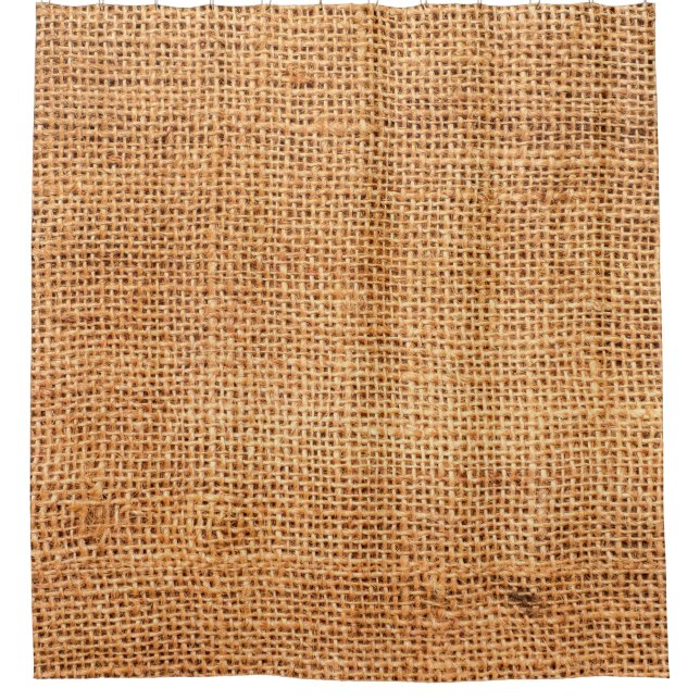 Rideaux De Douche arrière - plan de tissu de burlap Brown ou tissu d (Devant)
