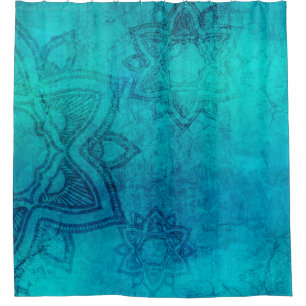 Rideaux De Douche Arrière - plan mandala grunge texture