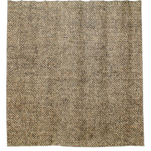 Rideaux De Douche Arrière-sol en lin naturel, sac, beige