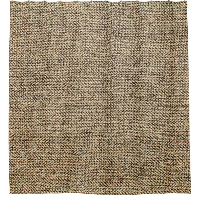 Rideaux De Douche Arrière-sol en lin naturel, sac, beige (Devant)