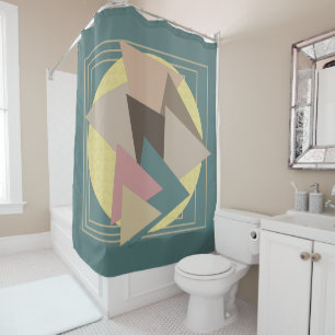 Rideaux De Douche Art contemporain abstrait moderne