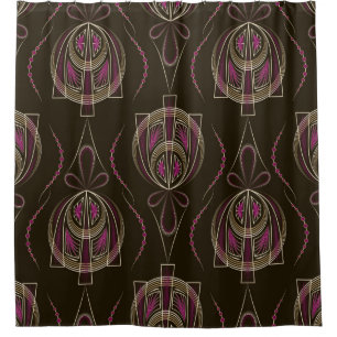 Rideaux De Douche Art déco art motif ou nom