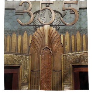 Rideaux De Douche art déco, nouveau d'art, cru, original, ascenseur