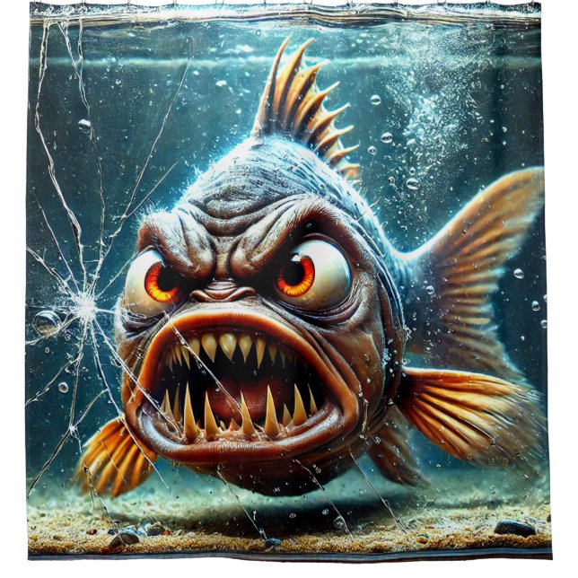 Rideaux De Douche Art du poisson (Devant)