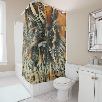 Rideaux De Douche Art Fleurs