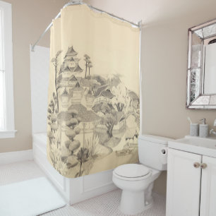 Rideaux De Douche Art japonais