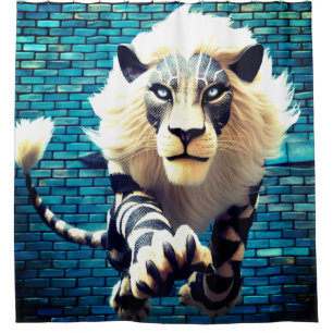 Rideaux De Douche Art Lion