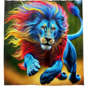 Rideaux De Douche Art Lion