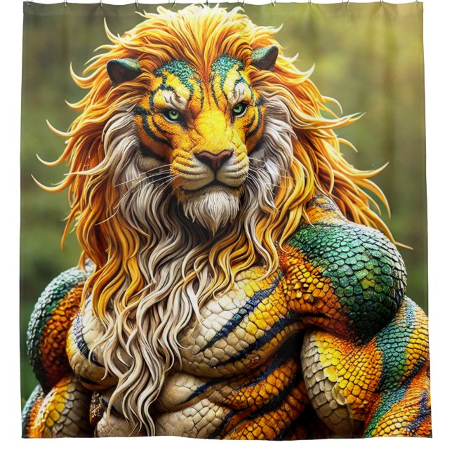 Rideaux De Douche Art Lion (Devant)