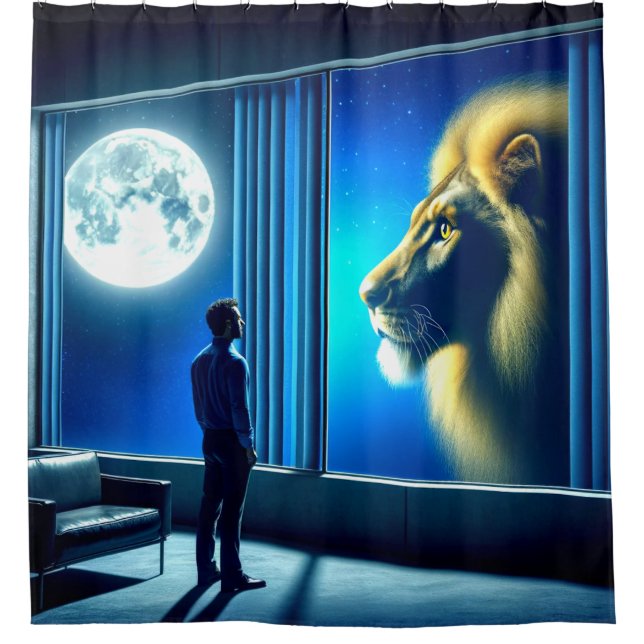 Rideaux De Douche Art Lion (Devant)