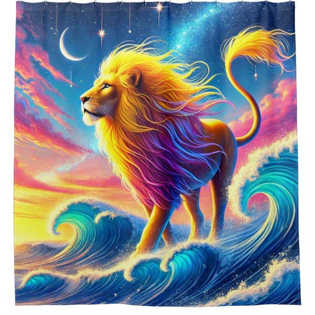 Rideaux De Douche Art Lion (Devant)