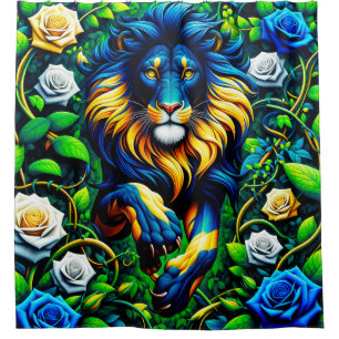 Rideaux De Douche Art Lion