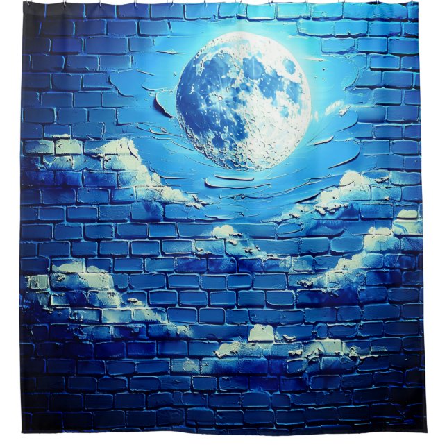 Rideaux De Douche Art lune (Devant)