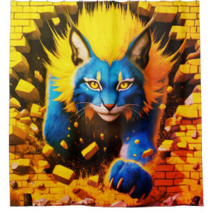 Rideaux De Douche Art Lynx