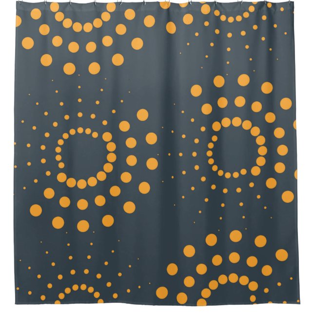 Rideaux De Douche Art motif géométrique moderne, simple et abstrait (Devant)