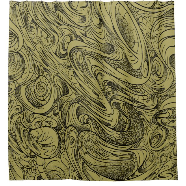 Rideaux De Douche Art Trippy (Devant)