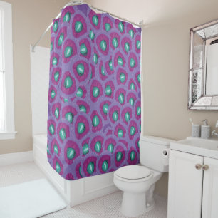 Rideaux De Douche Art vectoriel sous-marin Plante