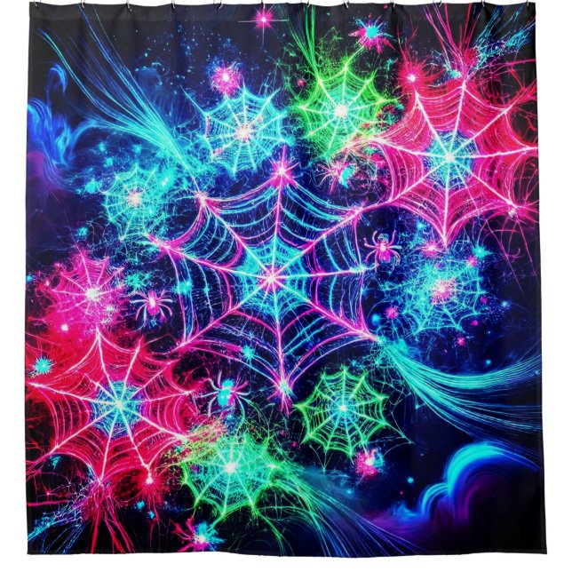 Rideaux De Douche Art Web Spider (Devant)