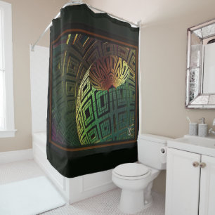 Rideaux De Douche Artefact Alien par Xzendor7