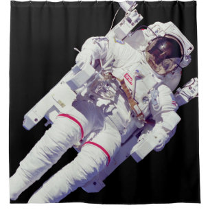 Rideaux De Douche Astronaut Jetpack Spacewalk Earth Orbit Photo